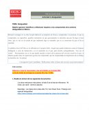Trabajo servicio social. Desigualdad