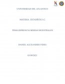 DIFRENCIA MEDIAS MUESTRALES