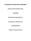 Evaluación y diseño de la sustentabilidad