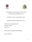 Resumen de Pelicula NO-Cultura de la paz