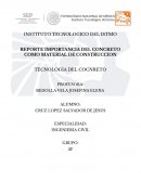 Reporte "Importancia del Concreto en la Construcción"