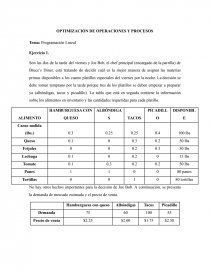 Ejercicios de programación lineal. Página 1