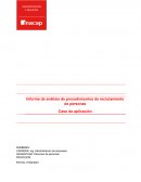 Informe de análisis de procedimientos de reclutamiento de personas