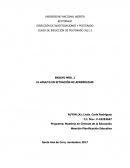 EL ADULTO EN SITUACIÓN DE APRENDIZAJE