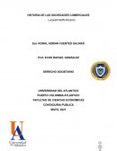 Historia de las sociedades comerciales