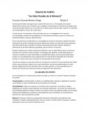 Reporte de Análisis “Los Siete Pecados de la Memoria”