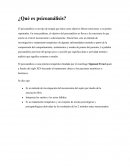 ¿Qué es psicoanálisis?