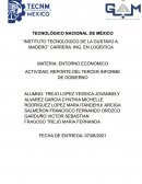 REPORTE DEL TERCER INFORME DE GOBIERNO