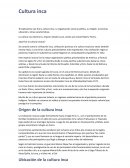 CULTURA INCA Y COLONIAL