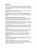 Definiciones entorno económico