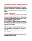 CONCEPTOS BASICOS DE LA INFORMATICA