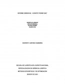 INFORME GERENCIAL “LOGISTIC POWER SAS”