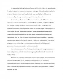 Word, powerpoint y excel en la vida diaria. Página 1