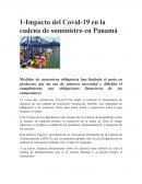 Impacto del Covid-19 en la cadena de suministro en Panamá