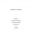 INFORME SOBRE LOS PROCESADORES