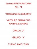 Taller de expresión escrita. Razonamiento deductivo