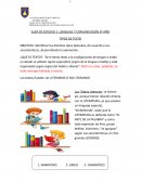 GUÍA DE ESTUDIO 1- LENGUAJE Y COMUNICACIÓN 5º AÑO