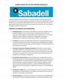 CADENA LOGUISTICA DE UNA EMPRESA (SABADELL)