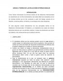 TESIS DE LAS RELACIONES INTERNACIONALES