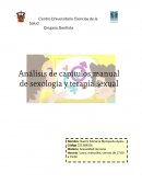 Análisis de capítulos manual de sexología y terapia sexual