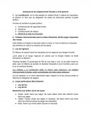 Jerarquía de las disposiciones fiscales a nivel general