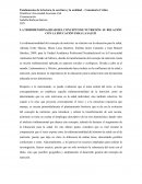 Comentario Crítico sobre la tridimensionalidad del concepto de nutrición