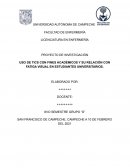 PROYECTO DE INVESTIGACIÓN USO DE TICS CON FINES ACADÉMICOS Y SU RELACIÓN CON FATIGA VISUAL EN ESTUDIANTES UNIVERSITARIOS