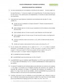 Probabilidad y variables aleatorias. Estadística descriptiva e inferencial