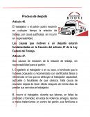 Proceso de contratación y despido