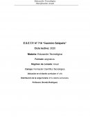 Educación Tecnológica. Planificación Anual