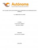 La corrupción en el Perú