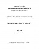 Actividad evaluativa Contabilidad general