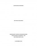 CLASIFICACIÓN DE INVENTARIOS