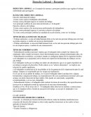 Derecho Laboral – Resumen