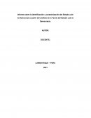 Informe sobre la identificación y caracterización del Estado y de la Democracia