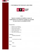 Ingresos económicos de familias en época de confinamiento en la ciudad de Arequipa en el periodo de marzo hasta la actualidad del 2020