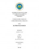 El pH en el suelo