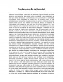 Fundamentos de la sociedad