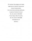 RESUMEN UNIDAD 1 COSTOS EMPRESARIALES