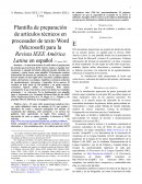 Plantilla de preparación de artículos técnicos en procesador de texto Word (Microsoft) para la Revista IEEE América Latina en español