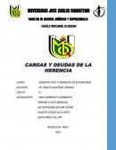 CARGAS Y DEUDAS DE LOS HEREDEROS
