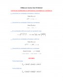 Formulas Multivariado