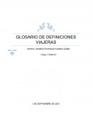 GLOSARIO DE DEFINICIONES VIAJERAS