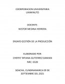 ENSAYO GESTIÓN DE LA PRODUCCIÓN