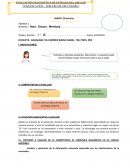 EVALUACIÓN DIAGNOSTICA