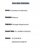 ORGANIZACIÓN - CONTRATO PSICOLOGICO