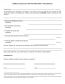 PERMISO DE SALIDA DEL PAÍS PARA NIÑOS NIÑAS Y ADOLESCENTES