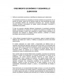 CRECIMIENTO ECONÓMICO Y DESARROLLO
