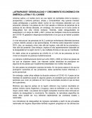 ¿Atrapados? Desigualdad y crecimiento económico en América Latina y el Caribe