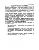 El Exceso de confianza en el área de trabajo